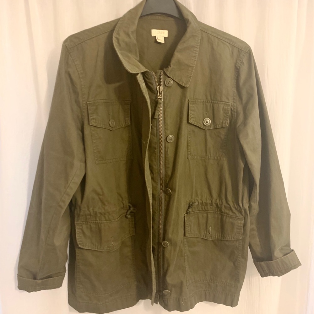 J. Crew Army Green Utility Jacket